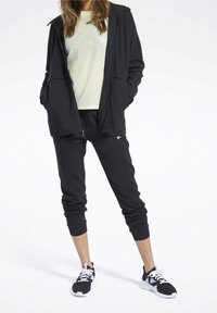 Reebok Felpa con zip - black
