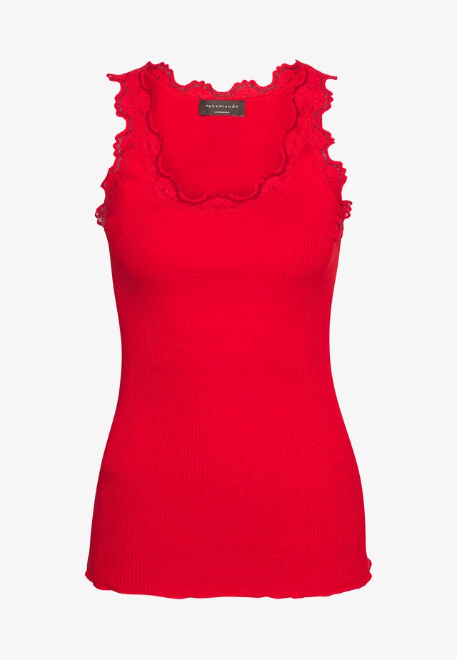 SILK MIX REGULAR VINTAGE - Toppi - spicy red