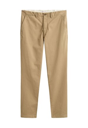 GANT, REG CLASSIC CHINOS - Broek - dark khaki