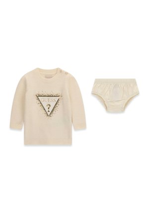 Guess, SET AUS PULLOVER, KLEID UND HÖSCHEN - Robe pull - weiß