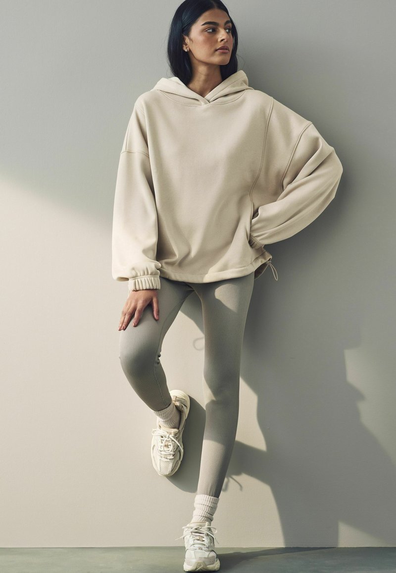 Next SOFT TOUCH COSY HEAVYWEIGHT LONGLINE - Mikina - oatmeal