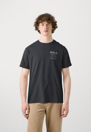 Replay Print T-shirt - blackboard