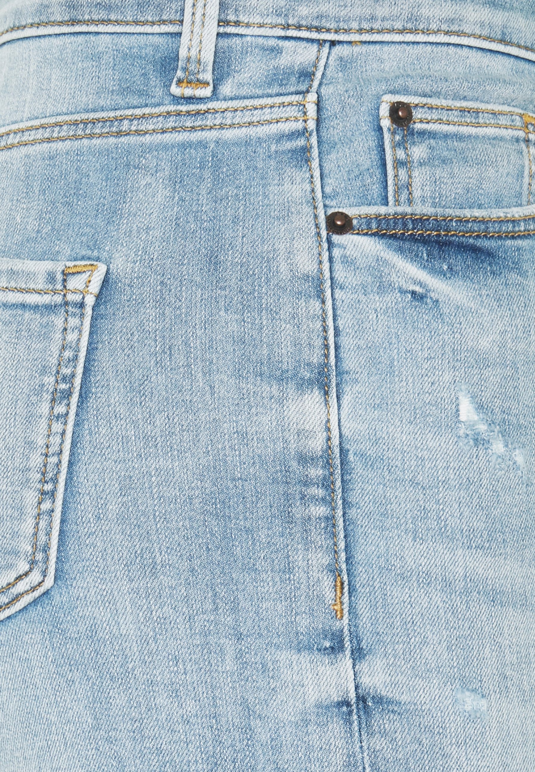 Marks \u0026 Spencer CROPPED - Jeans Skinny Fit - light blue denim/light-blue  denim - Zalando.de