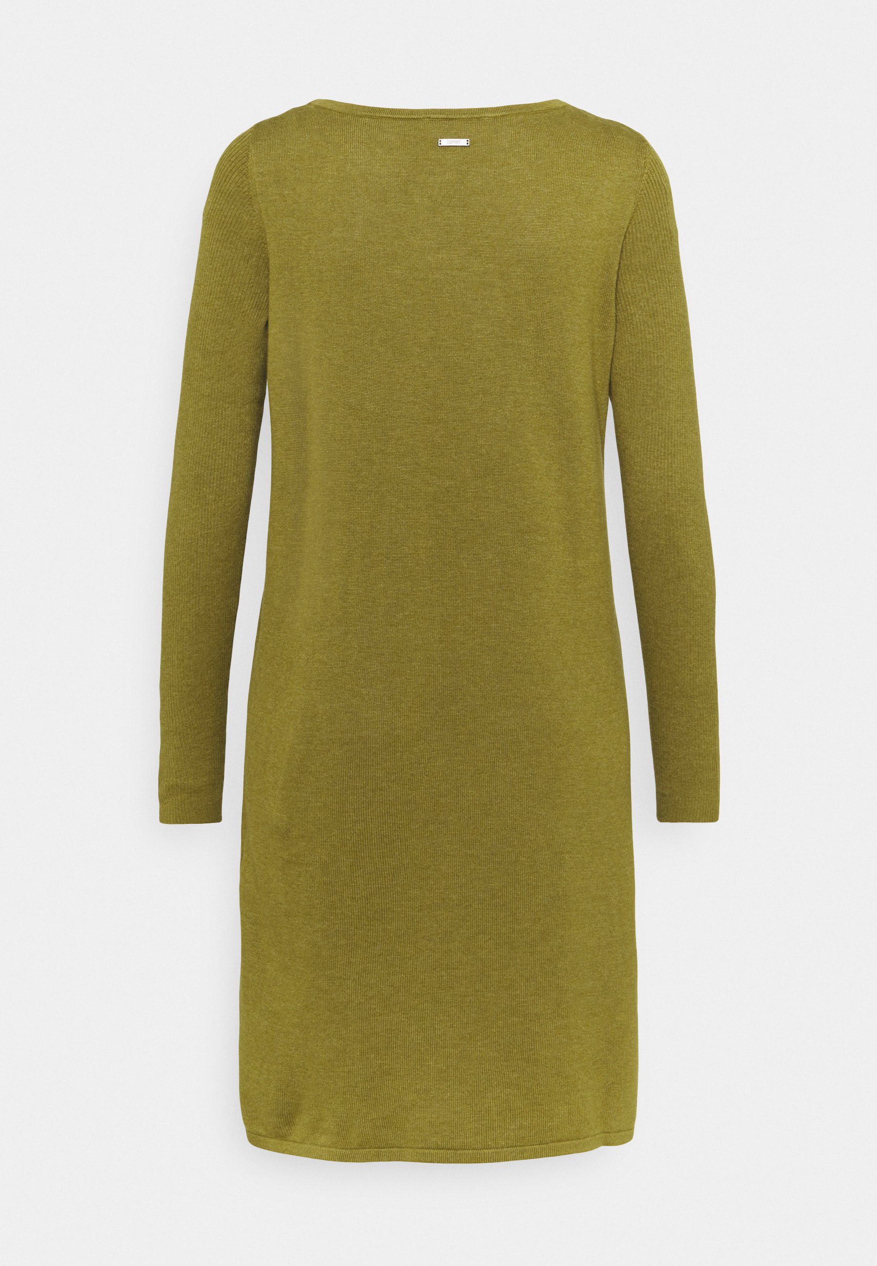 olive green jumper dress