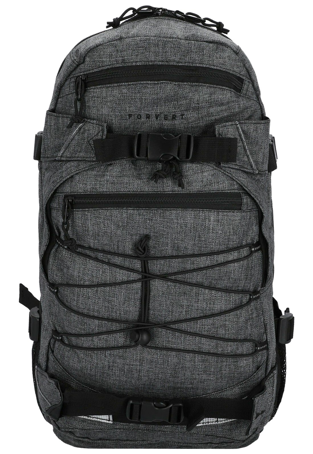Forvert Rucksack black melange/mottled black Zalando