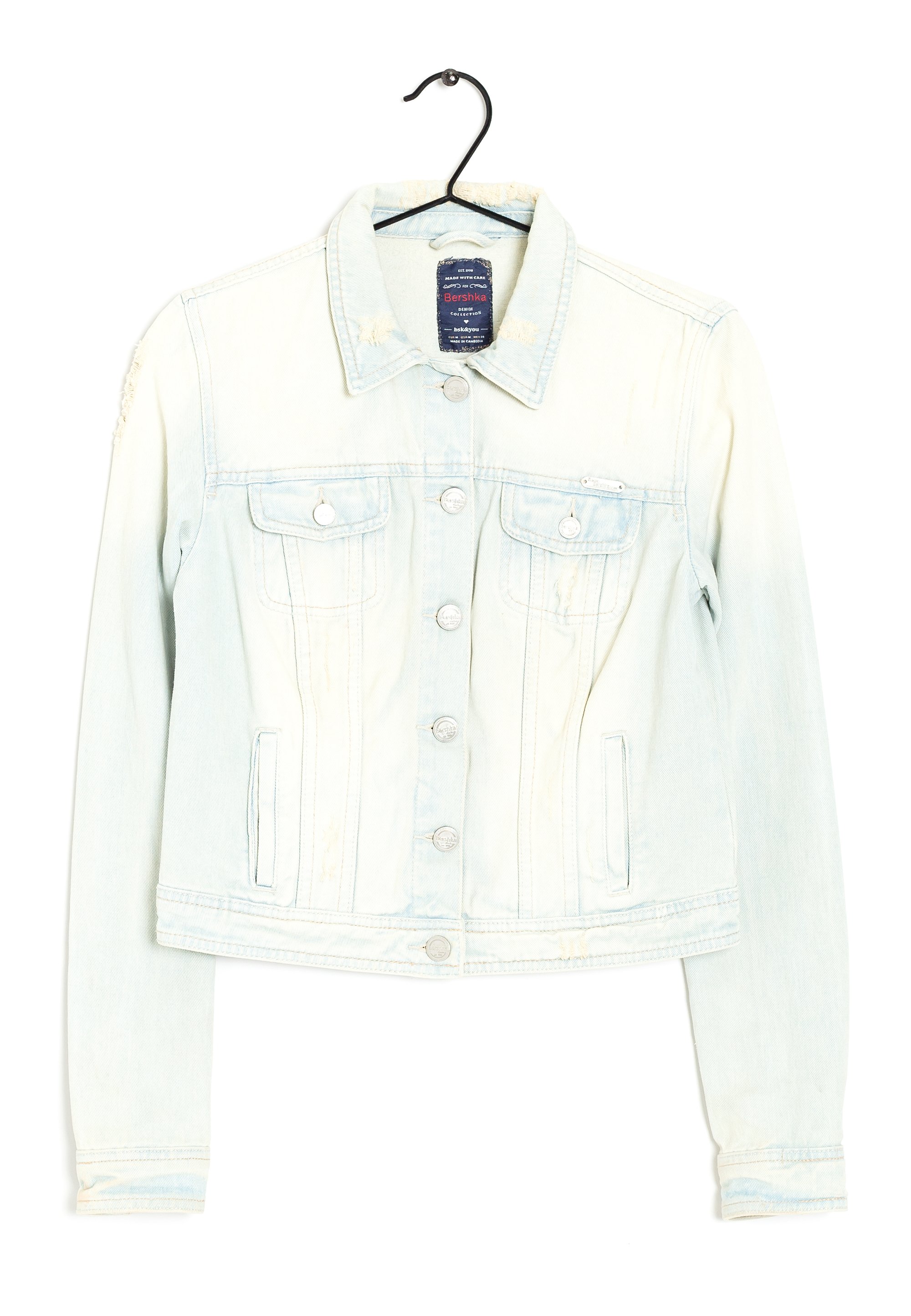 Bershka Chaqueta vaquera - blue/azul - (Segunda mano)