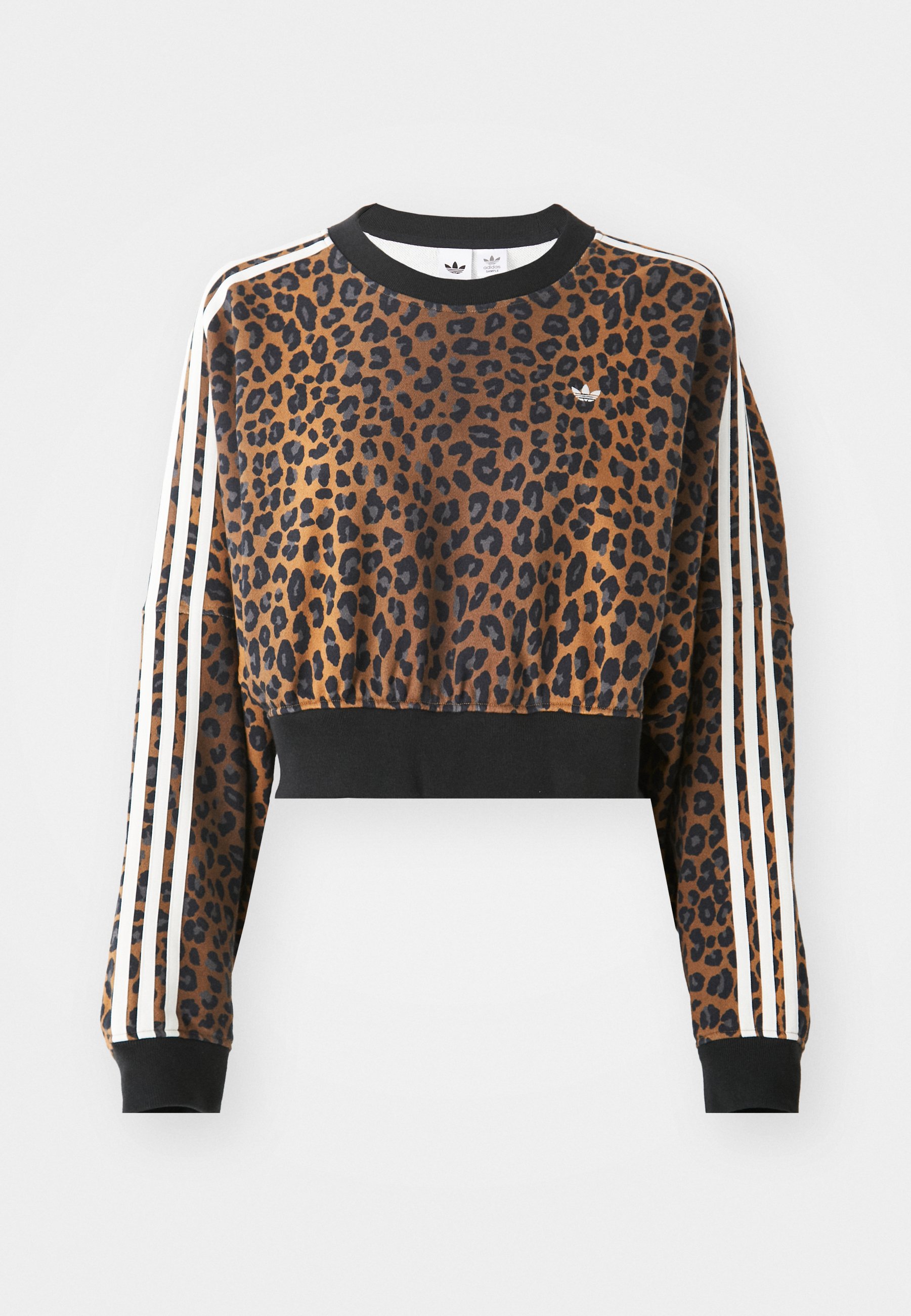 adidas leopard crew sweatshirt
