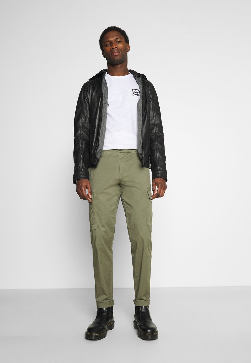 Dockers Smart Tech Pantalon Cargo Deep Lichen Green Olive Zalando Fr