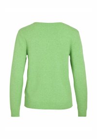 VILA VIRIL V NECK - Pulover - summer green