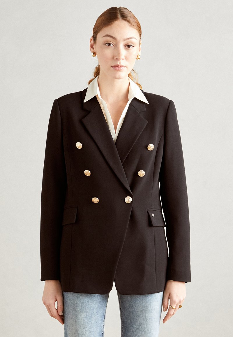 Mos Mosh Maliet Cut Out Lace Blazer Black main image 1