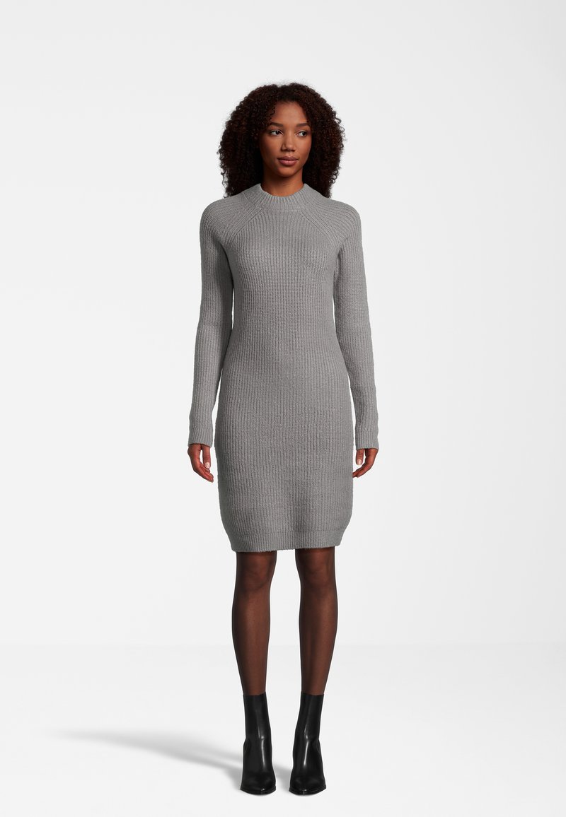 miss selfridge grey dress Zalando Jumper Dress Miss Selfridge Grey Dress New View Shift Dress Grau  Melange/mottled Grey Zalando