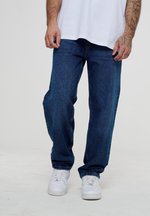 BAGGY FIT - Jeans Straight Leg - blue