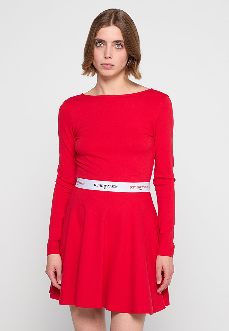 Tommy Jeans Jerseyjurk rood