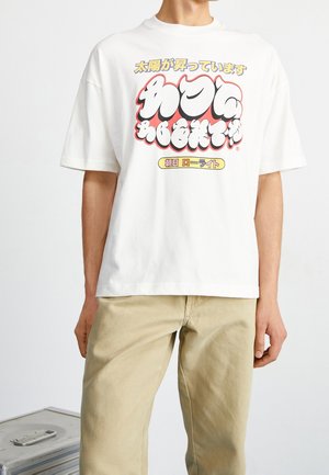 T-shirt print - off-white