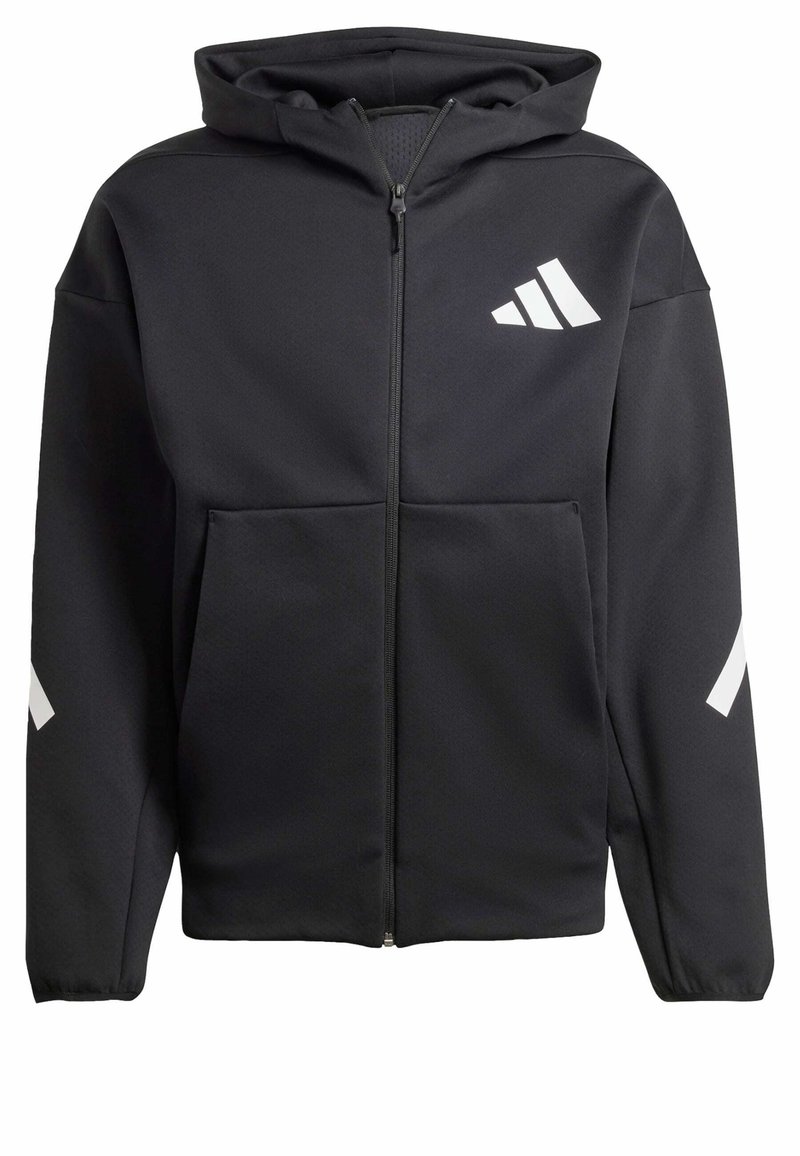 adidas Sportswear Sweater met rits zwart adidas Sportswear Sweater met rits zwart