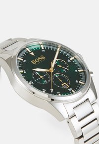 BOSS PIONEER - Chronograph watch - silver-coloured/green