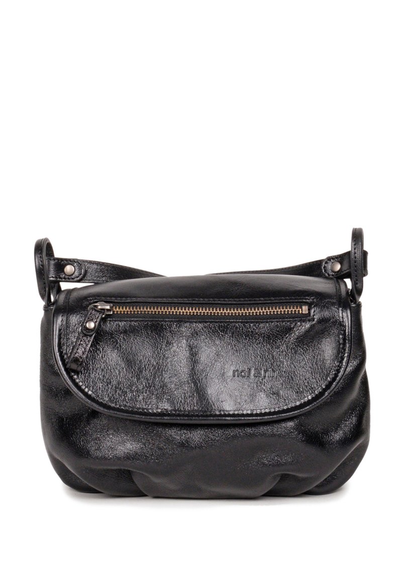 nat & nin JENNY - Torba preko tijela - metallic black
