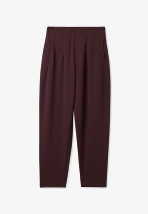 Terranova CON PINCES - Pantaloni - bordeaux scuro