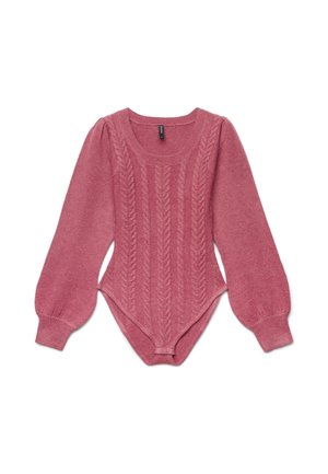 Calliope, T-SHIRT TINTA UNITA - Pullover - malva