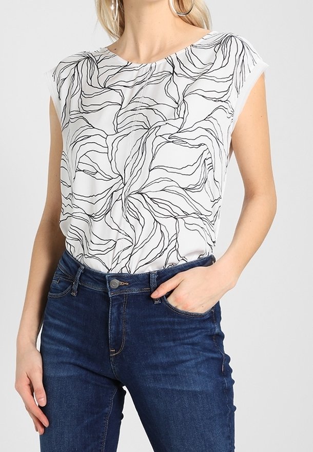 s.Oliver BLACK LABEL Blůza - white
