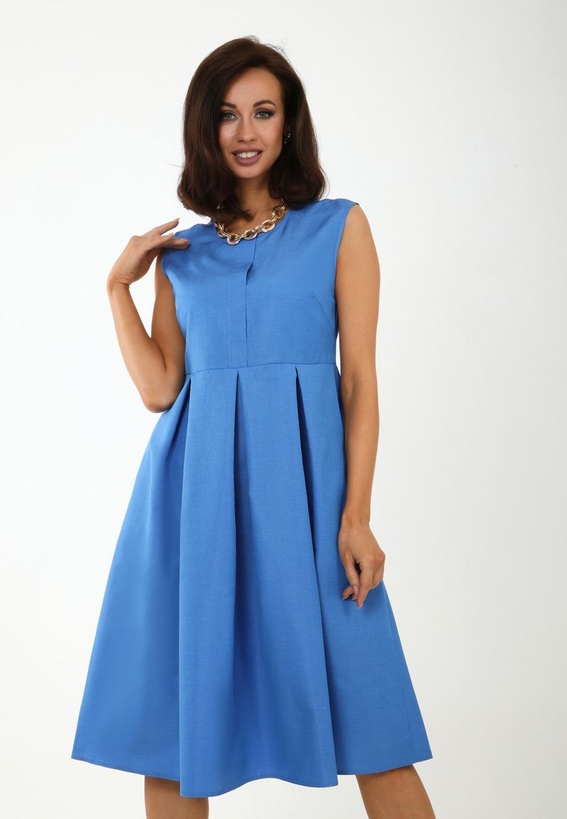 Awesome Apparel Day dress blue Zalando.ie