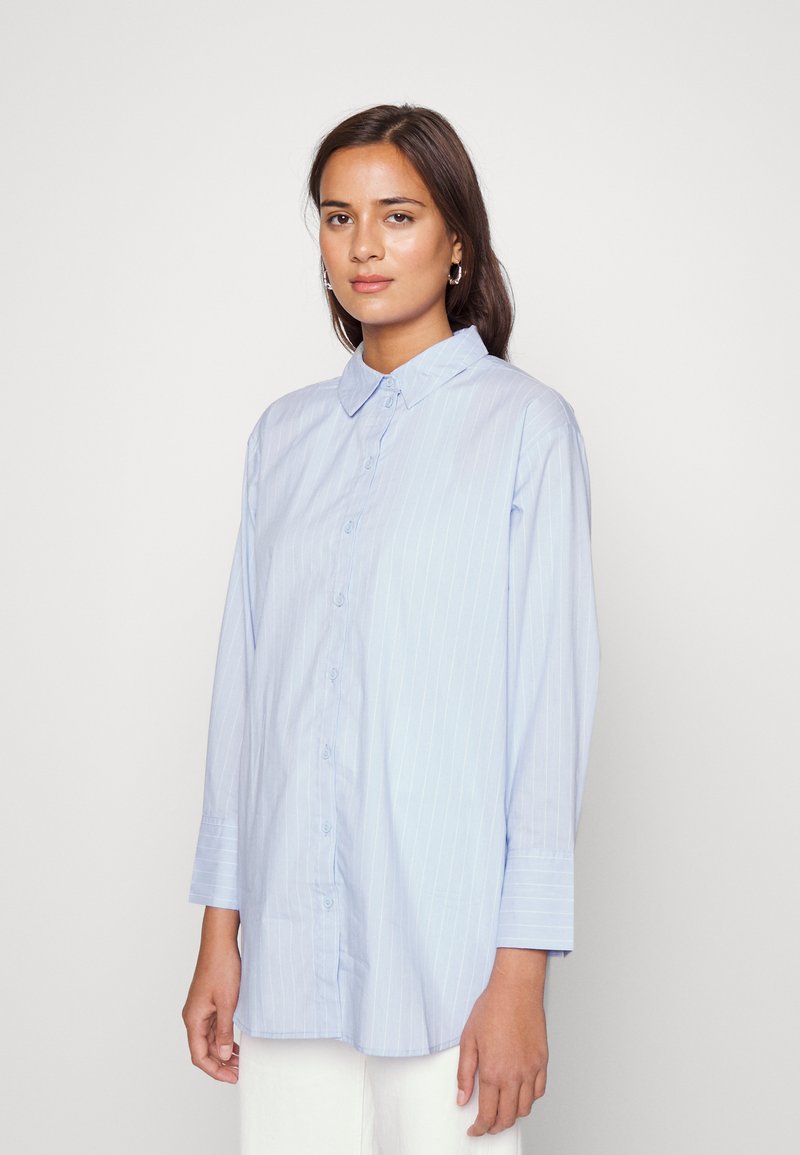 JDY - JDYMIO LONG - Overhemdblouse - cashmere blue, Vergroten