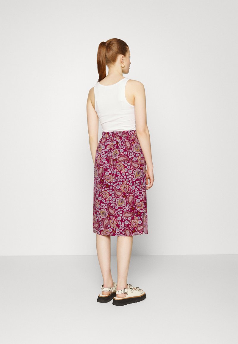 Damen Jeansröcke | Vila VIEASY MIDI SKIRT A-Linien-Rock winetasting/bordeaux - FV88833 Damen Jeansröcke | Vila VIEASY MIDI SKIRT A-Linien-Rock winetasting/bordeaux - FV88833