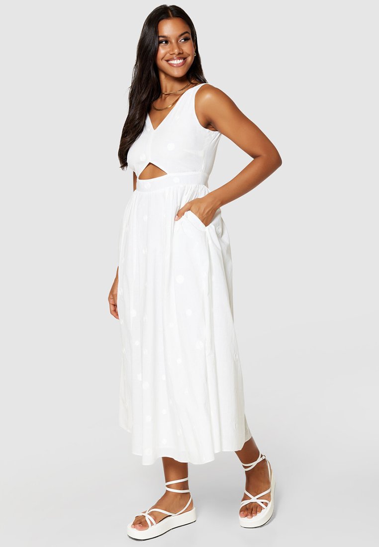 Closet Maxi-jurk wit