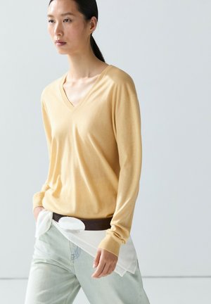 Massimo Dutti, Pullover - sand