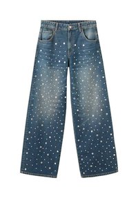 Široke kavbojke - donkerblauw