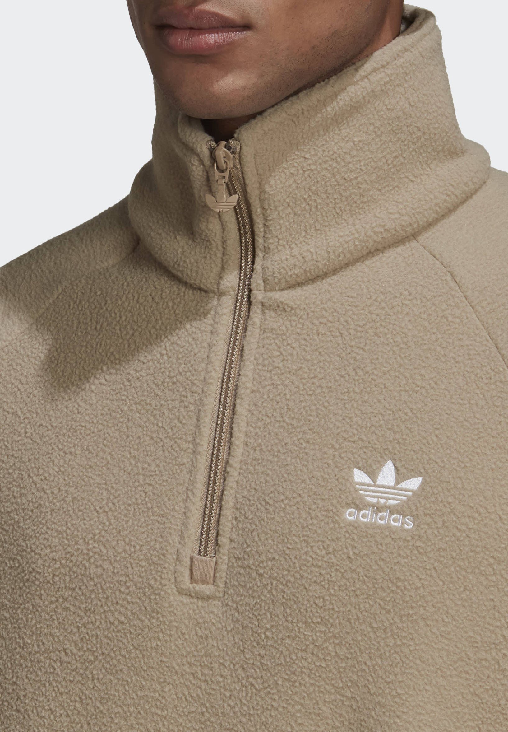 adidas Originals Fleecepullover browngrün Zalando.at adidas Originals BLOCK Fleecepullover grey Zalando.at