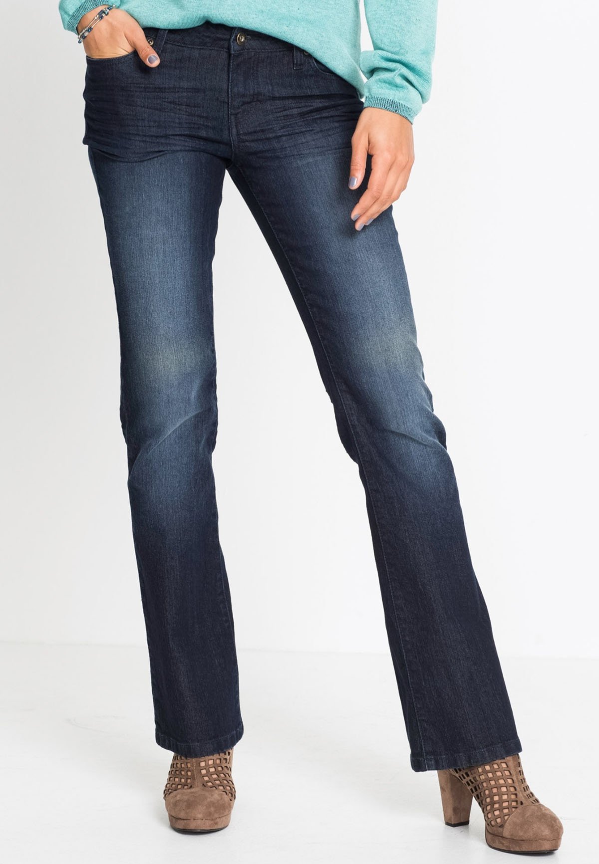 bonprix Jeans bootcut - blau/blu scuro - Zalando.it