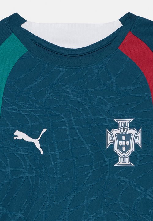 PUMA FPF PORTUGAL TRAINING TEE - Club wear - ocean tropic/silver-coloured — foto 4