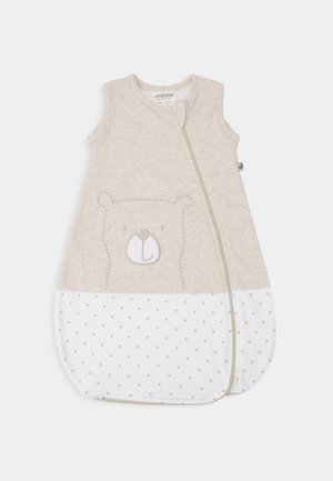 Jacky Baby UNWATTIERT ÄRMELLOS HELLO WORLD UNISEX - Baby's sleeping bag - beige mélange