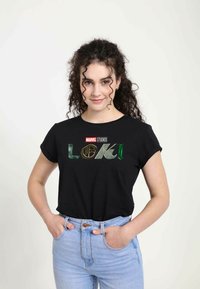 Henry Tiger MARVEL LOKI LOKI LOGO - T-shirt z nadrukiem