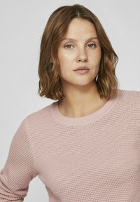 VILA VIDALO O-NECK - Stickad tröja - pale mauve