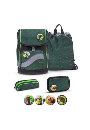 SMARTY PLUS MIT BRUST& HÜFT,PATCHES SET - Schulranzen Set - moonlight