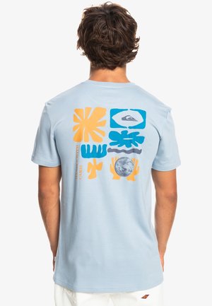 T-shirt con stampa - blue