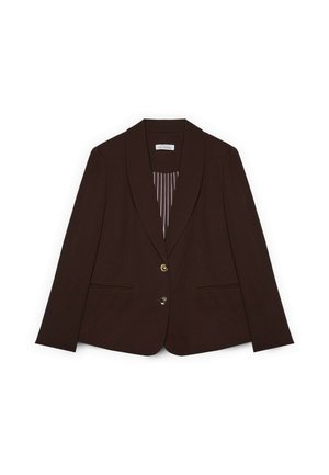 Fiorella Rubino, BLAZER CROPPED - Blazer - marrone