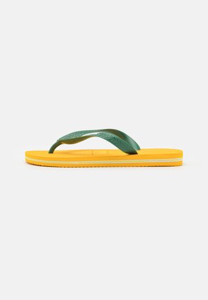 BRASIL LOGO UNISEX - Sandaler m/ tåsplit - pop yellow