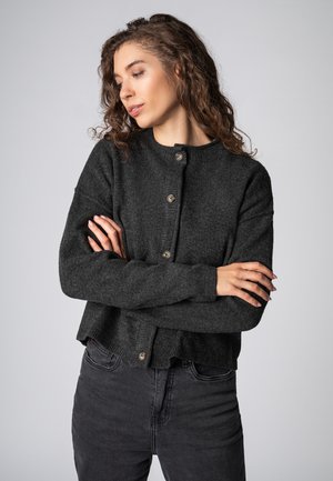 Sublevel Strickjacke - dark-grey