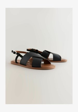 Next, Sandali - black leather