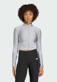 adidas Performance Träningsjacka - halo silver grey