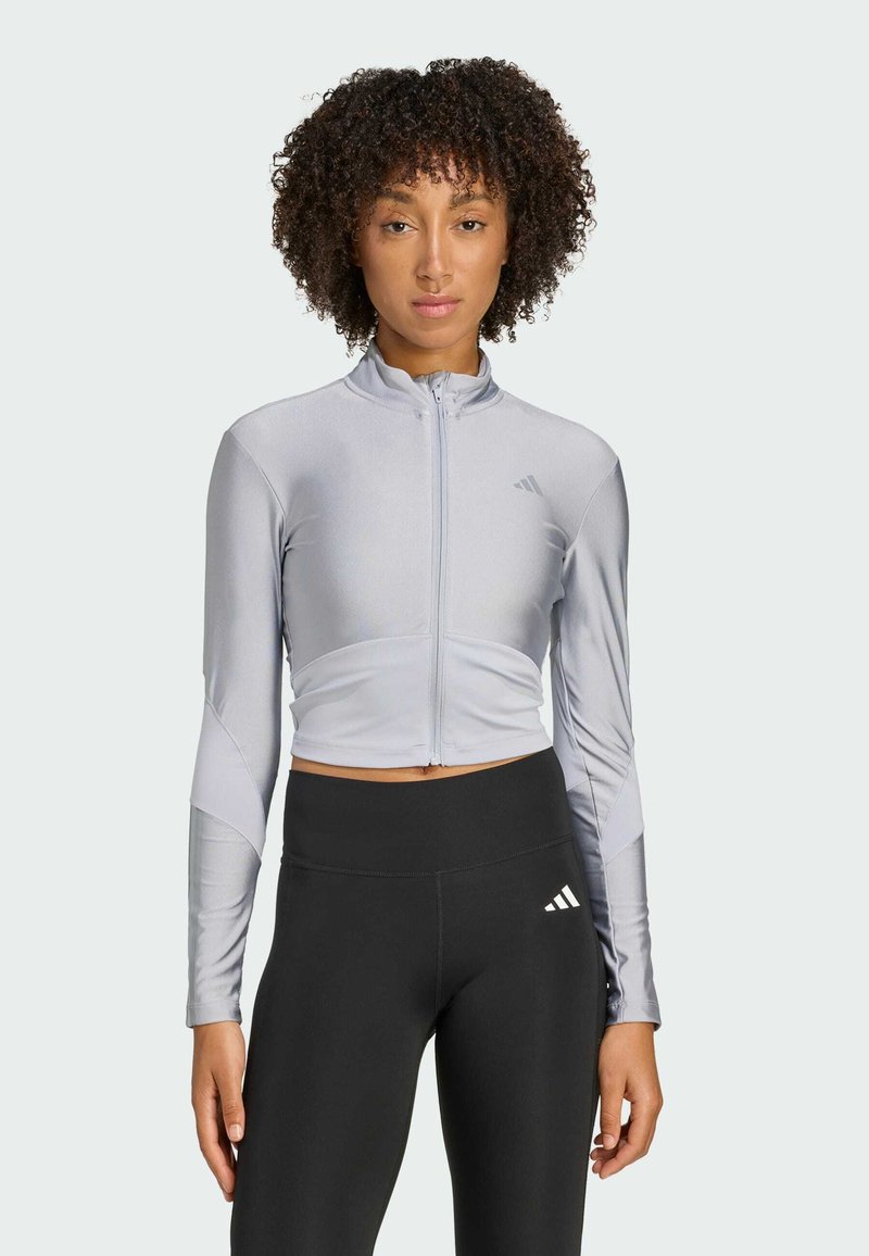 adidas Performance Träningsjacka - halo silver grey