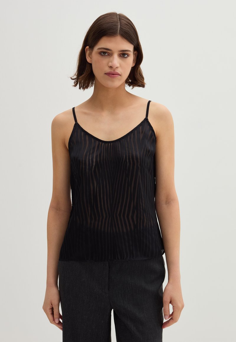 Stefanel Top zwart Stefanel Top zwart