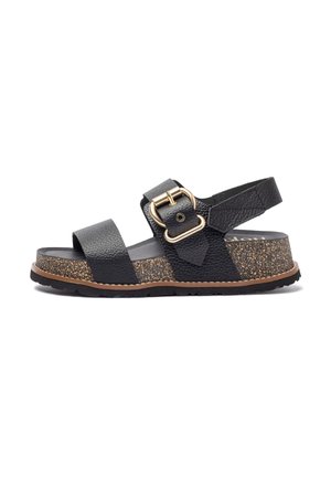 Wedge sandals - black