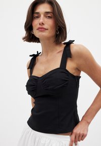 SHOULDER - Pluus - black