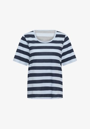 Culture, CULTURE CUBENZO DEIA T-SHIRT - T-shirt print - dress blues cashmere stripe