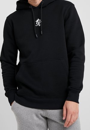 Felpa con cappuccio - black