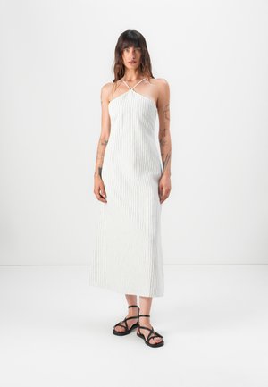 NYKKA - Vestido largo - cream stripe